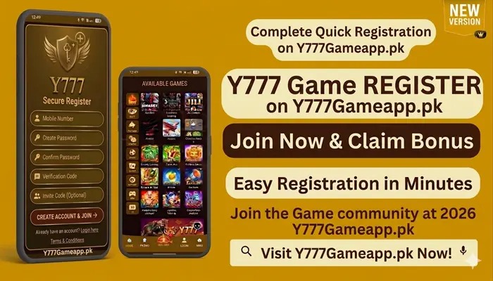 Y777 Game Register